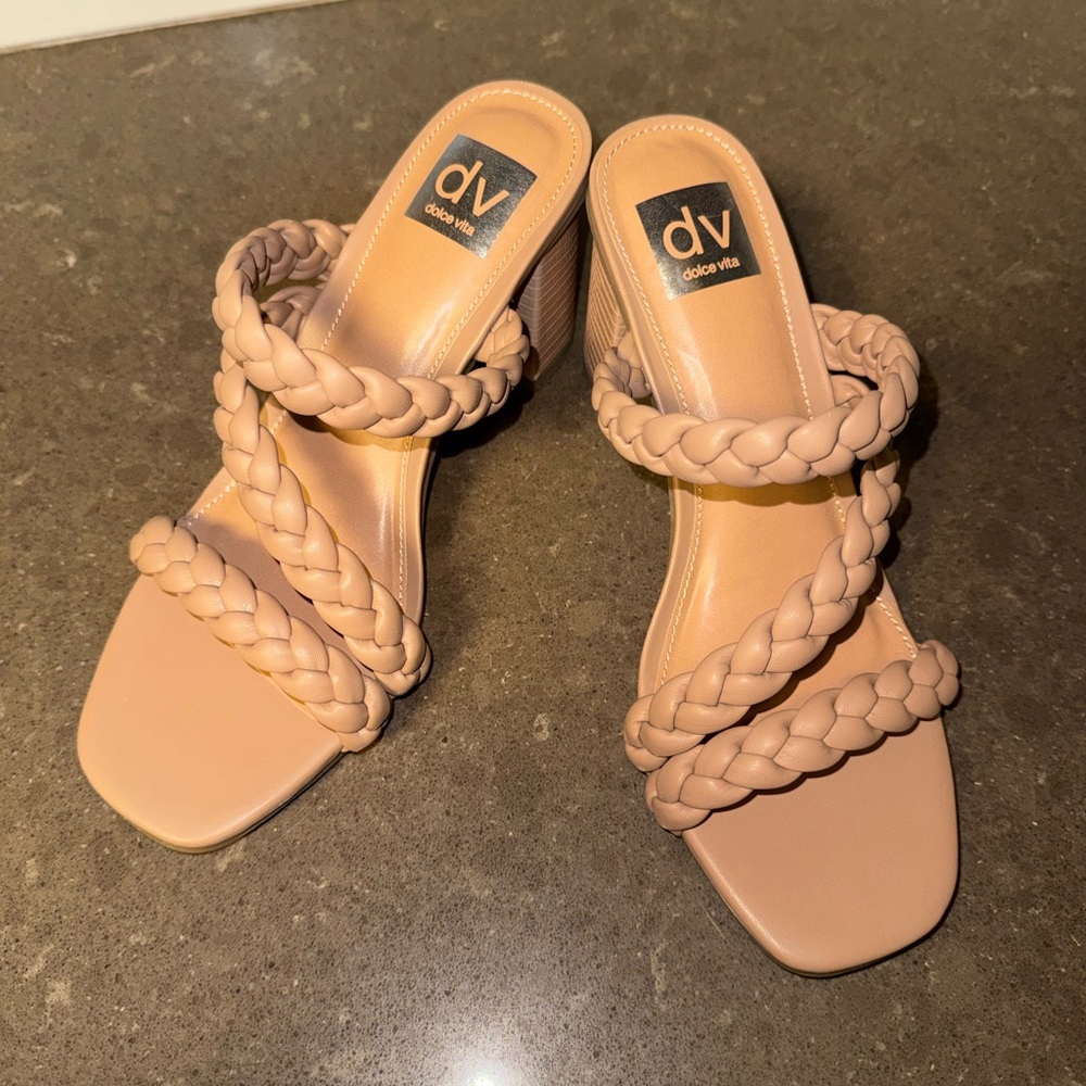 DV by Dolce Vita Women's Braided Sandals in Tan